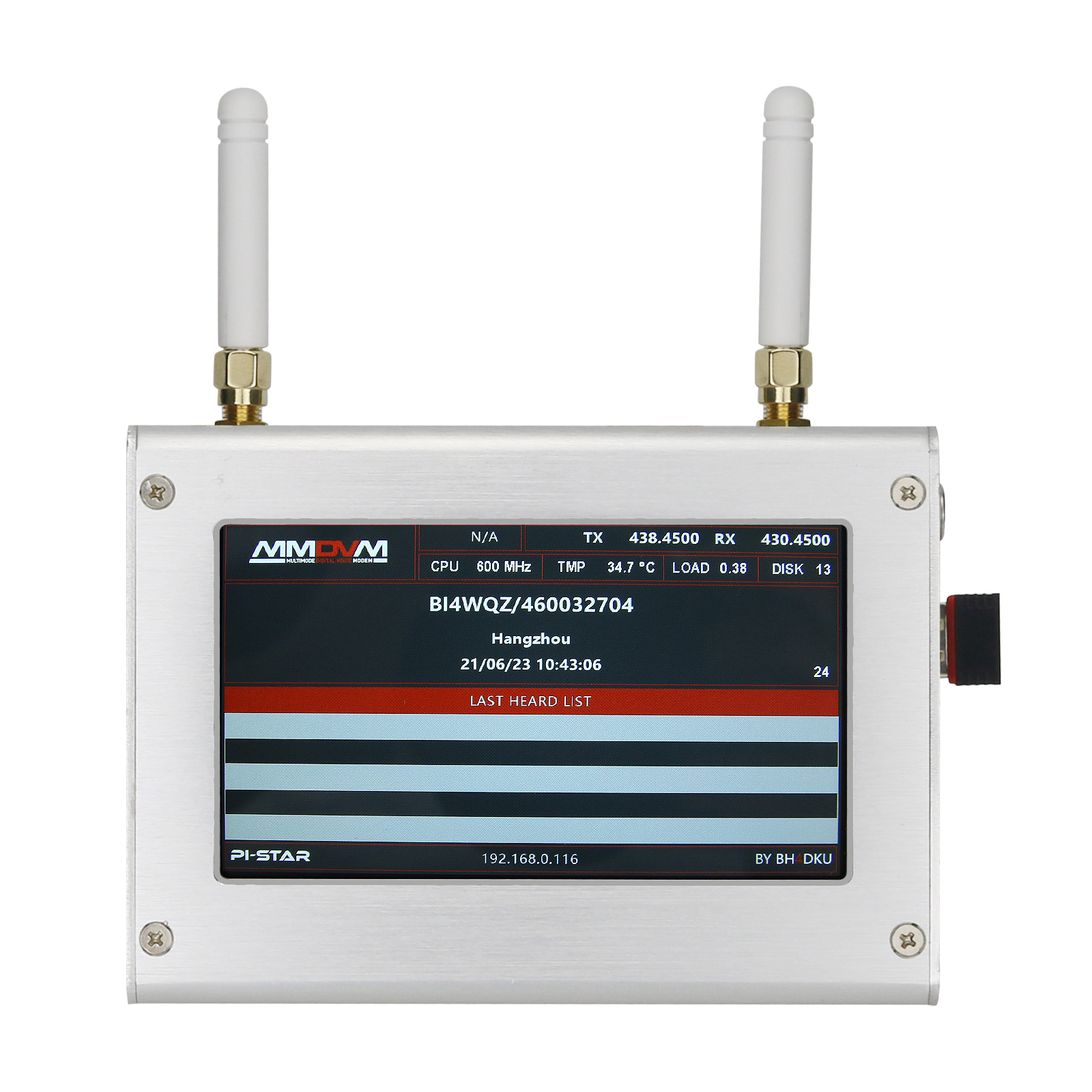 Topdon Tc001 Thermal Camera - Hamgeek Duplex mmdvmホットスポット、カラーディスプレイ、アルミニウムシェル、3000mahバッテリー、c4fm、dmr、dstar p25,4.3インチ