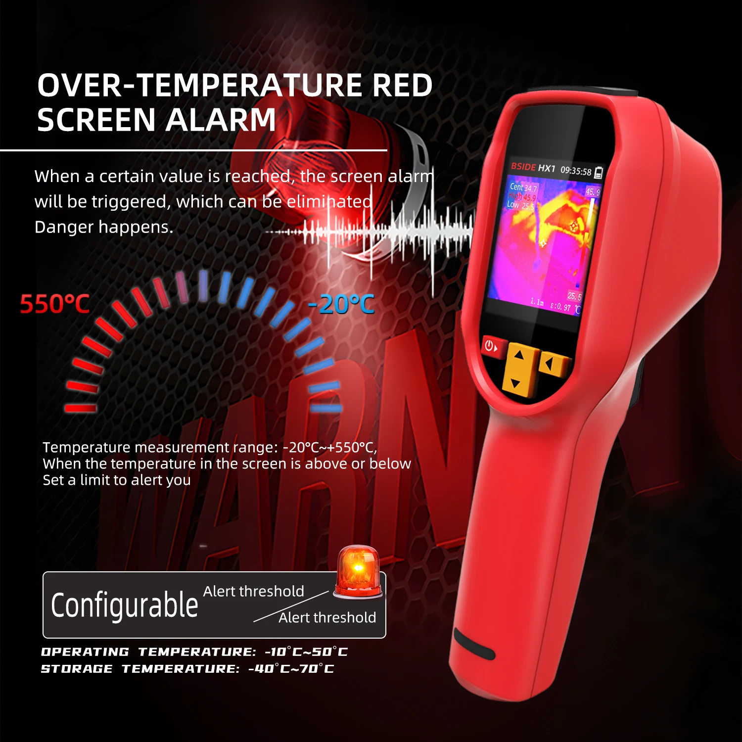 Thermal Imager Pcb Repair - BSIDE HX1 240X240 サーマルイメージャー赤外線温度計修理用 PCB、パイプライン検出用サーマルイメージングカメラ