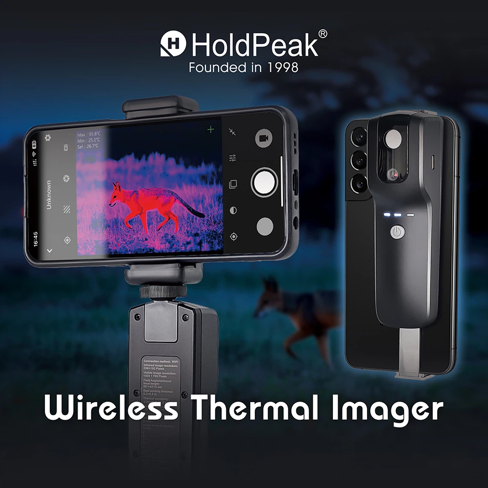 Thermal Imaging Camera 256X192 - ポータブルワイヤレスサーマルイメージャー、256x192赤外線カメラ、-20 ° Cから550まで ° C、WiFi、Type-Cポート、調整可能な放射率