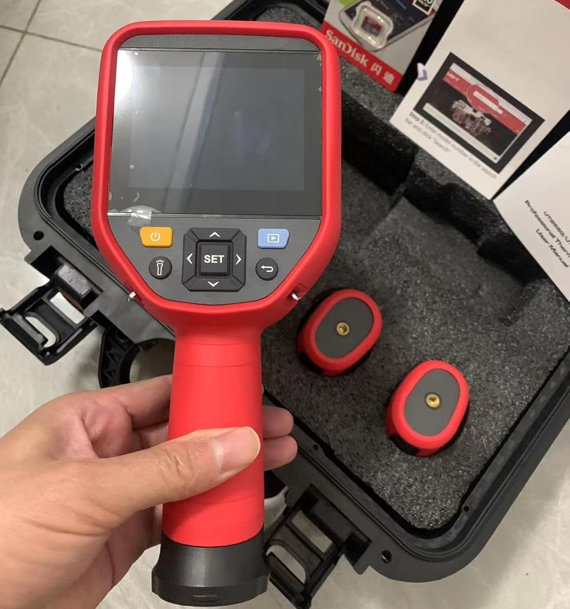 Thermal Camera Type C 384X288 - UNI-T UTi384G プロフェッショナルサーマルカメラ 384x288 IRイメージャー マニュアルフォーカス