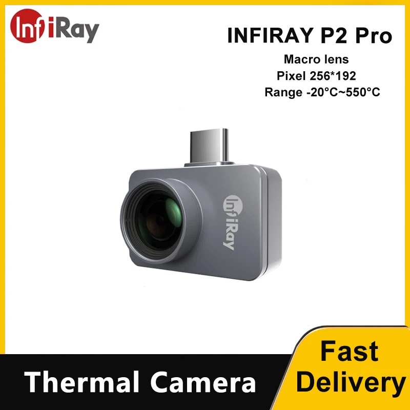 InfiRay P2 Pro 携帯電話赤外線サーマルイメージ - Infiray P2 Pro Macro Lens のレビューと価格