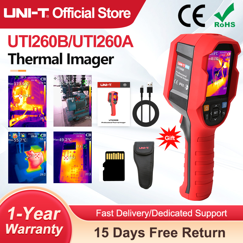 UNI-T UTI260B UTI260A 熱画像カメラ 2 - Thermal Imaging Camera 256X192 のレビューと価格