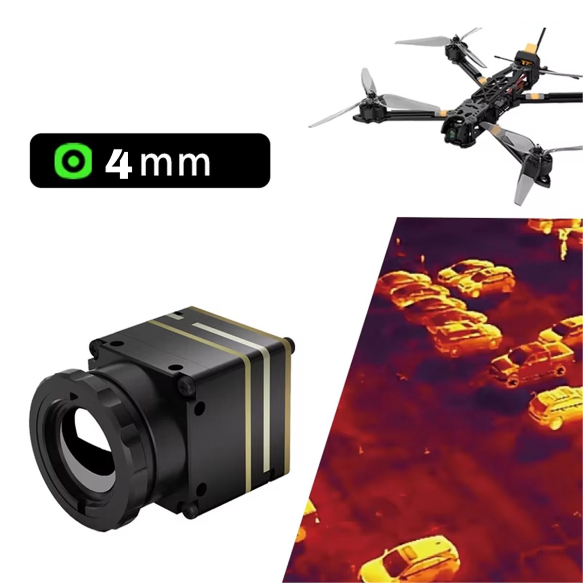 SWXF赤外線サーマルイメージングモジュール高解像度カメラC - Thermal Imaging Camera 256X192 のレビューと価格