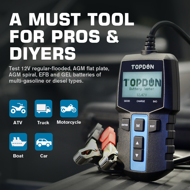 Topdon-車のバッテリーテスター,自動車診断,デジタルア - Topdon Tc001 Thermal Camera のレビューと価格