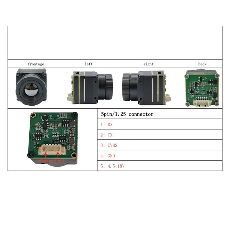 B24B サーマルイメージャーモジュール高解像度カメラ CV - Thermal Imaging Camera 256X192 のレビューと価格