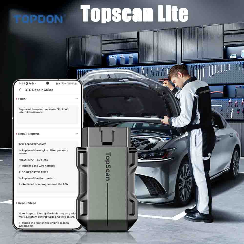 TOPDON Topscan Lite OEレベル診断 OB - Topdon Tc001 Thermal Camera のレビューと価格