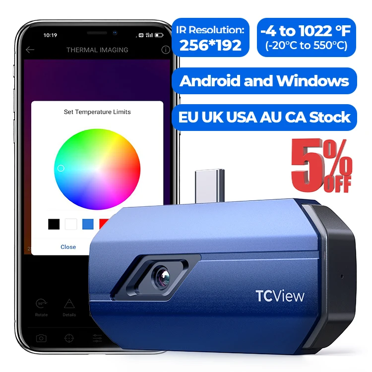 TOPDON TC001 256x192高解像度ミニポータブ - Topdon Tc001 Thermal Camera のレビューと価格