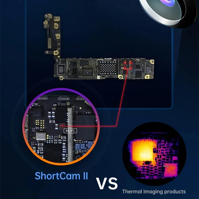 ShortCam II 赤外線熱画像カメラ PCB 故障診断 - Shortcam Thermal Imaging Pcb のレビューと価格
