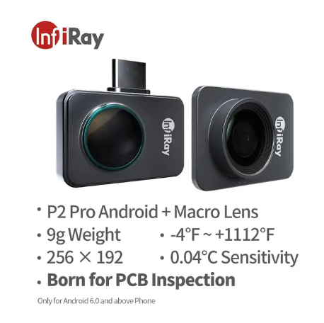赤外線熱画像電話InfiRay-P2プロ,PCB回路,産業用 - Infiray P2 Pro Macro Lens のレビューと価格
