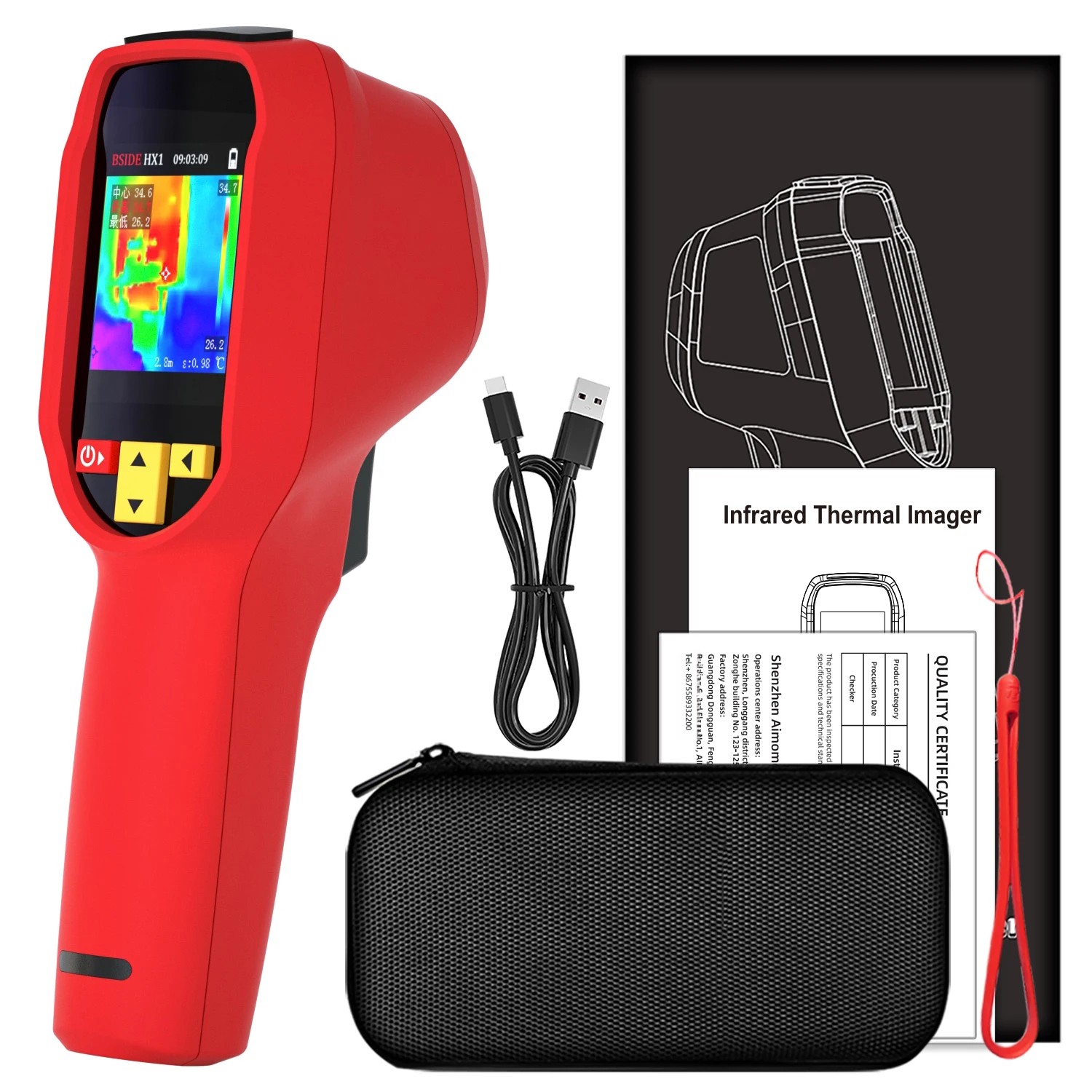 BSIDE HX1 240X240 サーマルイメージャー赤外 - Thermal Imager Pcb Repair のレビューと価格