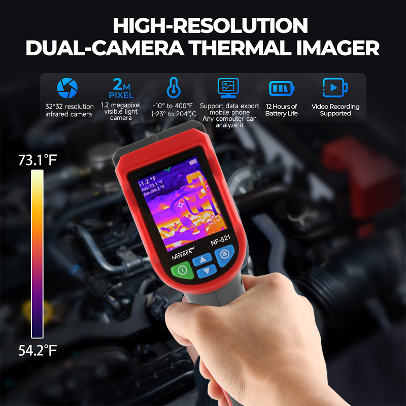 NOYAFA NF-521 プロフェッショナル用熱画像カメラ - Nf 521 Thermal Imaging Camera のレビューと価格