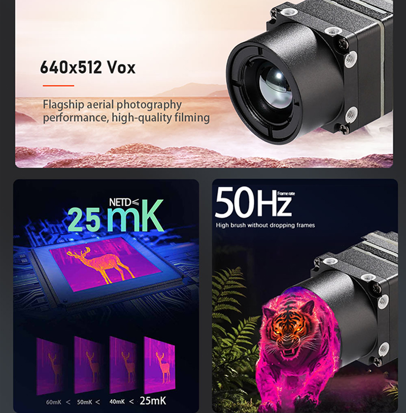 新着商品 640x512 FPVドローン用サーマルカメラモジ - Hunting Thermal Imaging Scope のレビューと価格